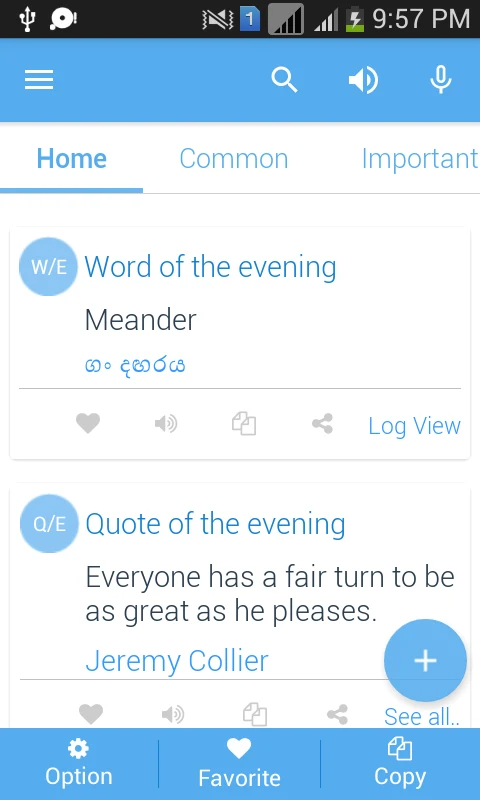 Sinhala Dictionary Multifuncti screenshot